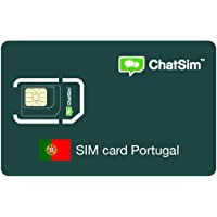 Los mejores  - Tarjeta SIM internacional para viajes a PORTUGAL y en todo el mundo – ChatSim – cobertura 165 Países- roaming global…